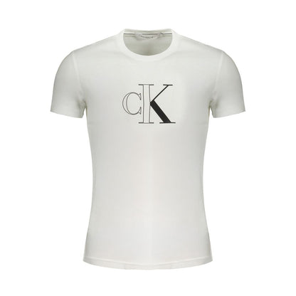 Calvin Klein White Cotton T-Shirt