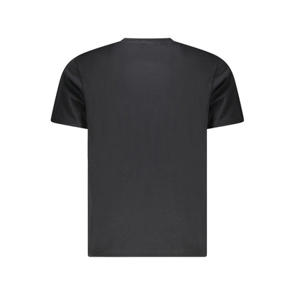 North Sails Black Cotton Men T-Shirt