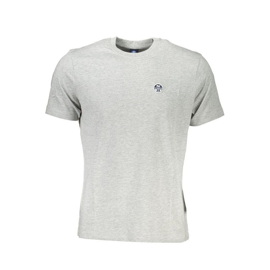 North Sails Gray Cotton T-Shirt