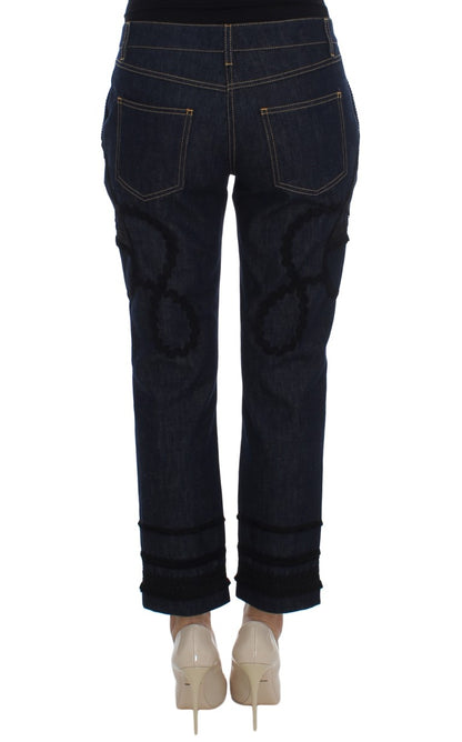 Jeans Capri ricamati Dolce &amp; Gabbana per uno stile elegante