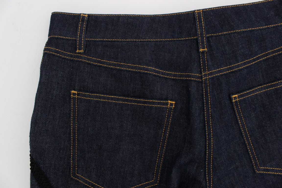 Jeans Capri ricamati Dolce &amp; Gabbana per uno stile elegante