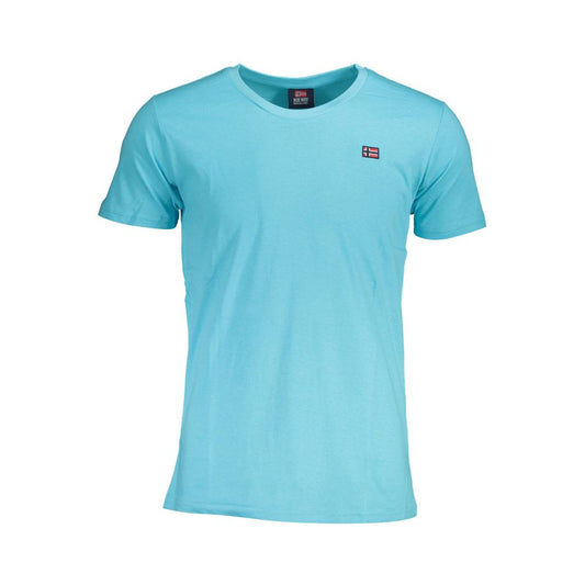 Norvegia 1963 T-shirt in cotone azzurro chiaro