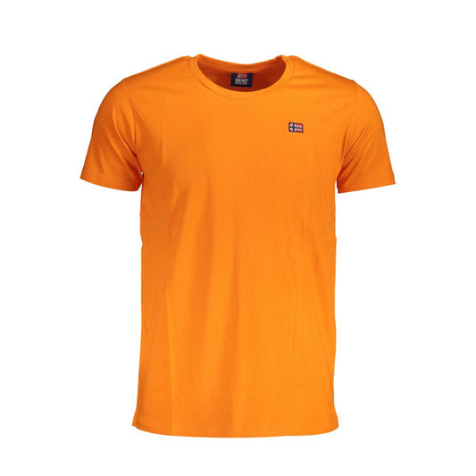 Norvegia 1963 T-shirt arancione in cotone