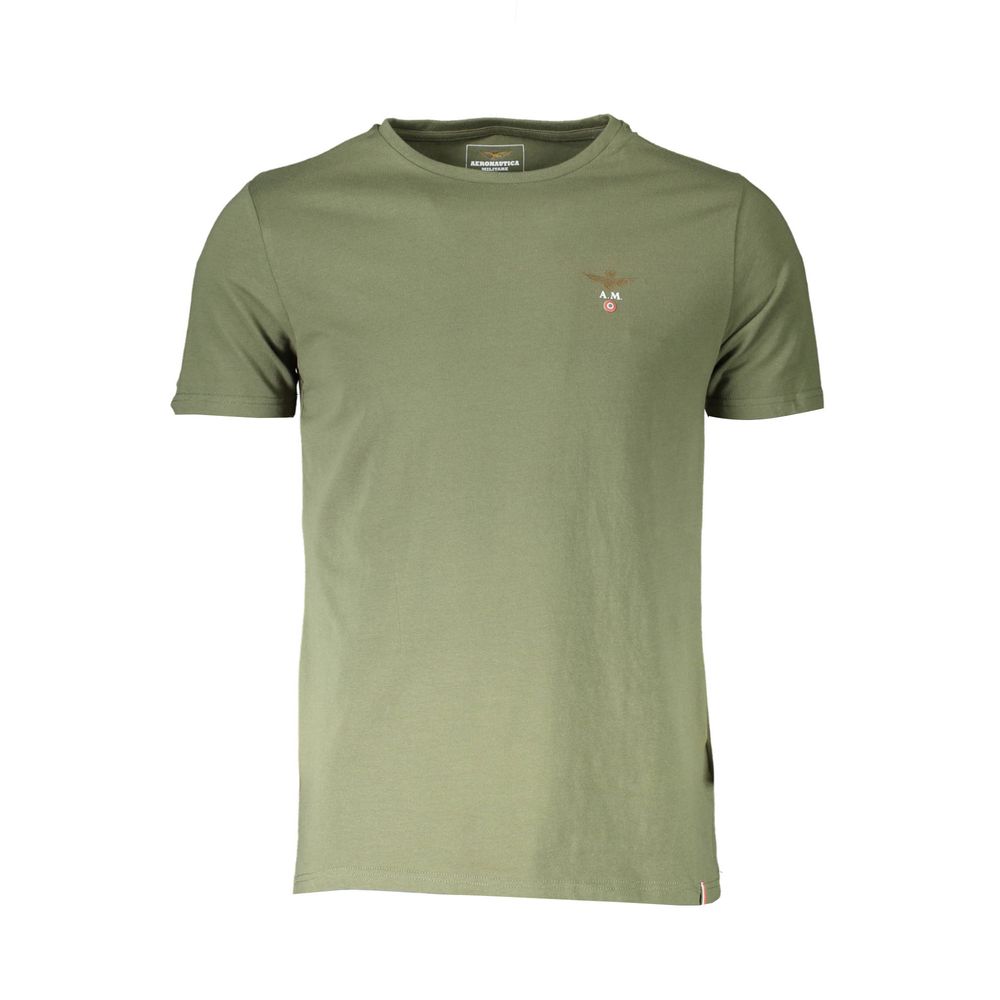 T-shirt Aeronautica Militare in cotone verde