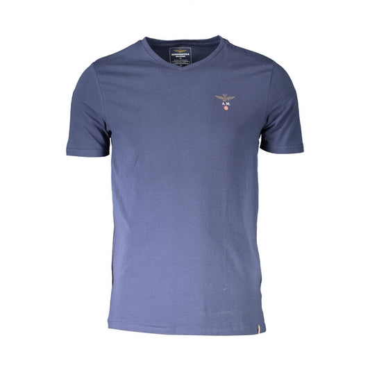 T-shirt in cotone Blu Aeronautica Militare