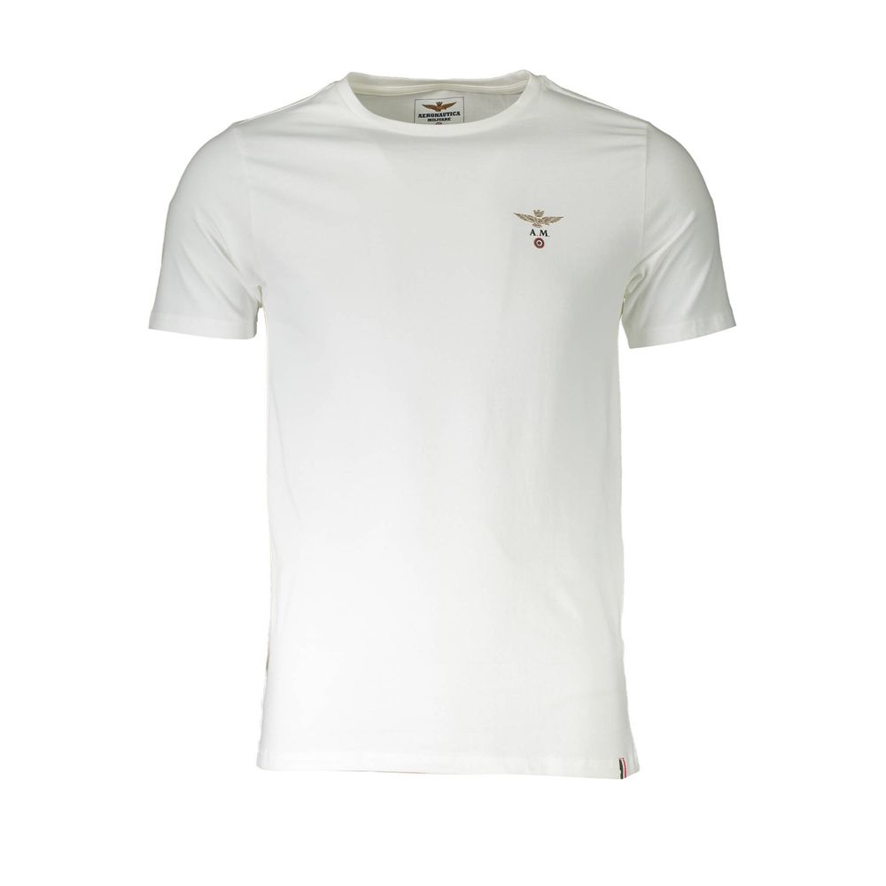 T-shirt Aeronautica Militare in cotone bianco