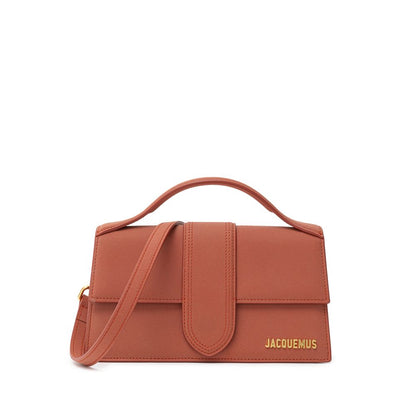 Borsa a mano in pelle rossa Jacquemus