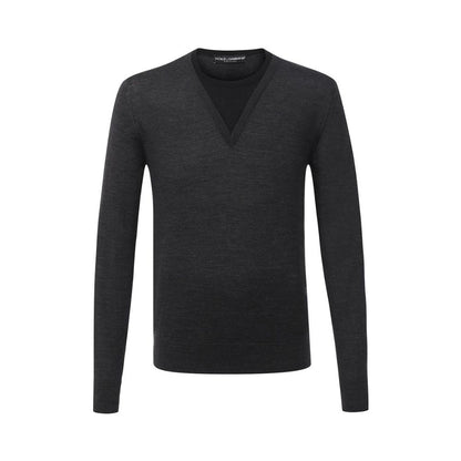 Dolce & Gabbana Gray Wool Sweater