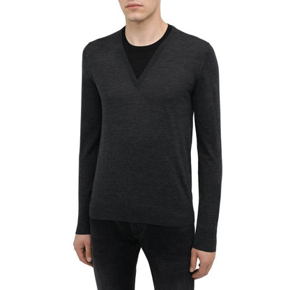 Dolce & Gabbana Gray Wool Sweater