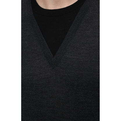 Dolce & Gabbana Gray Wool Sweater