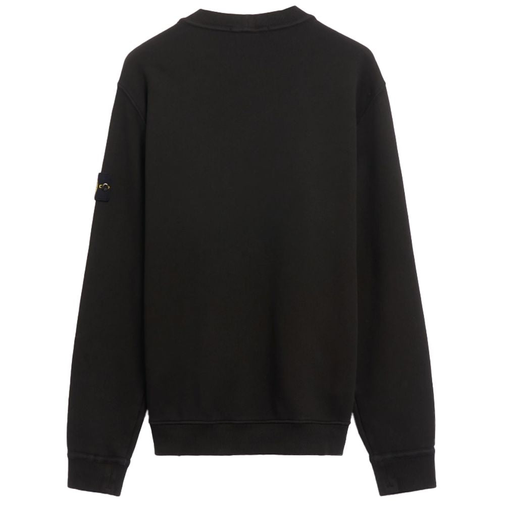 Stone Island Black Cotton Sweater