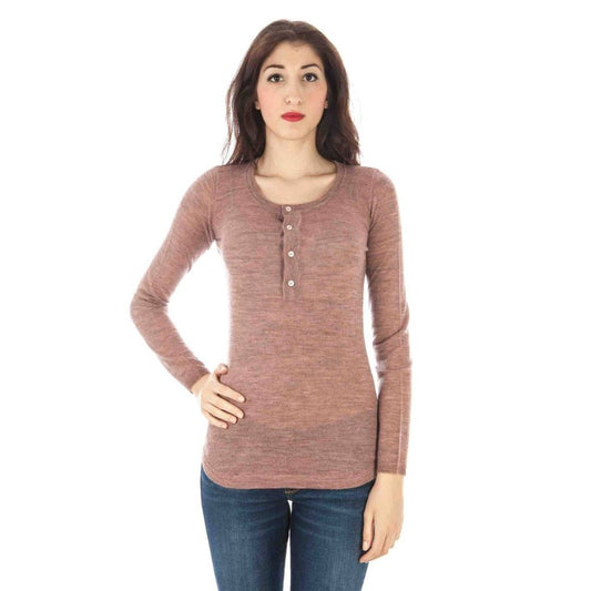 Maglione in lana rosa Fred Perry