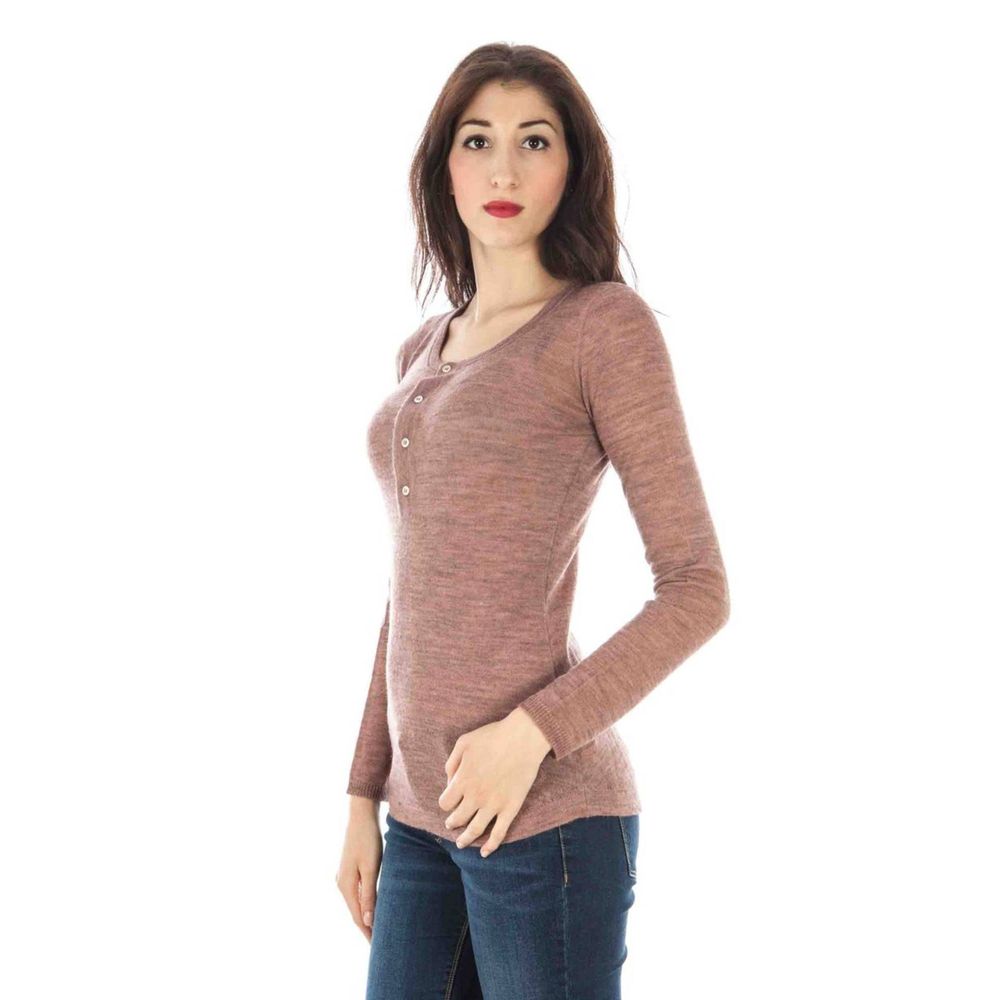 Maglione in lana rosa Fred Perry