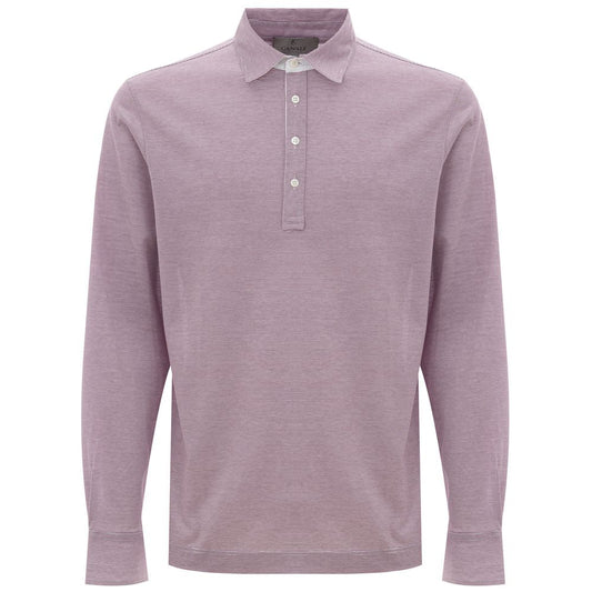 Polo in cotone rosa Canali