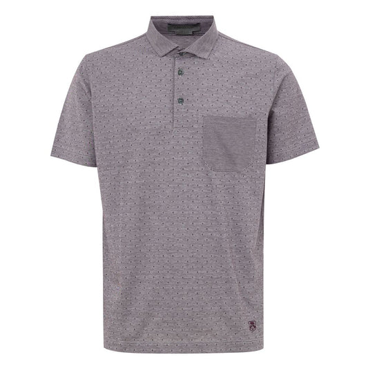 Polo in cotone viola Corneliani