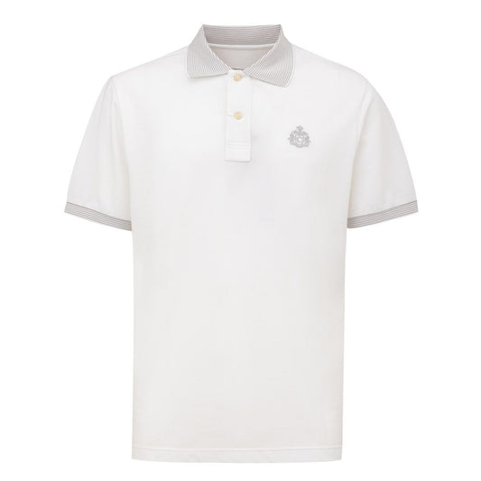 Polo Canali in cotone Bianco
