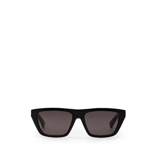 Bottega Veneta Black Haircalf Sunglasses