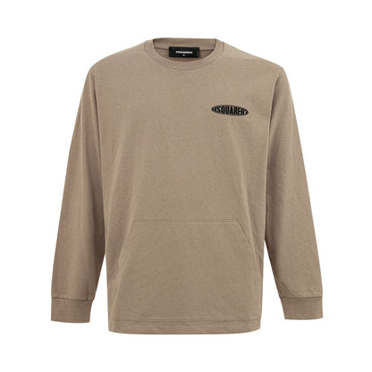 Maglietta Dsquared² in cotone beige
