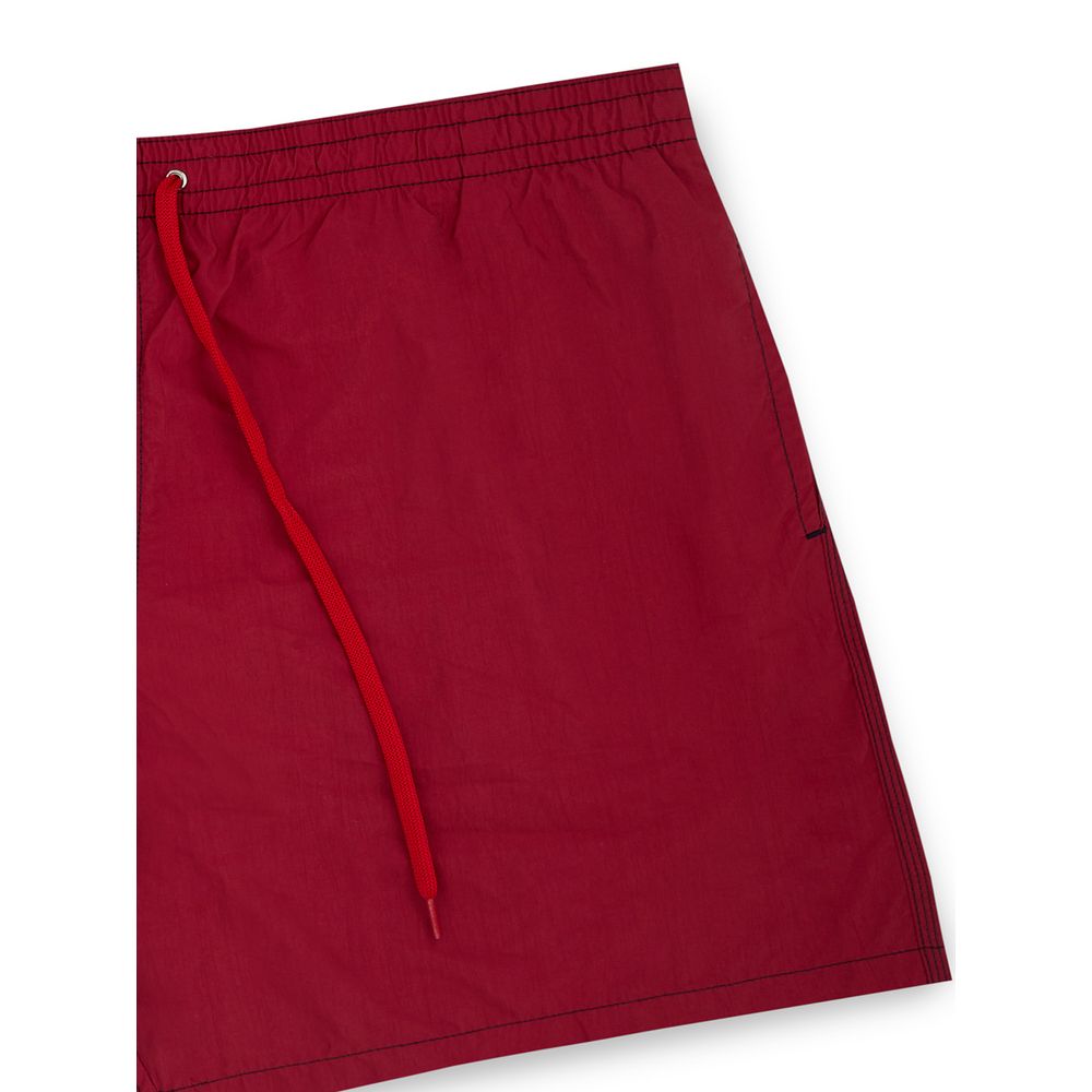 Costume da bagno in poliestere rosso Malo