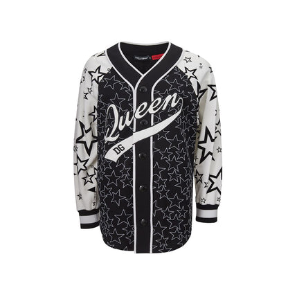 Dolce &amp; Gabbana Chic Maglione Nero in Cotone per Donna