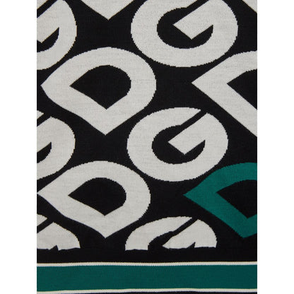 Dolce &amp; Gabbana Elegante Maglione Nero in Cotone per uno Stile Sofisticato