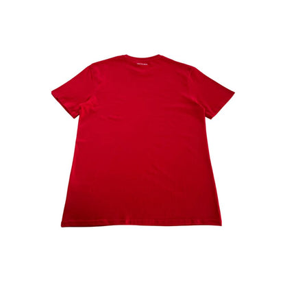 Trussardi Beachwear Red Cotton Men's T-Shirt
