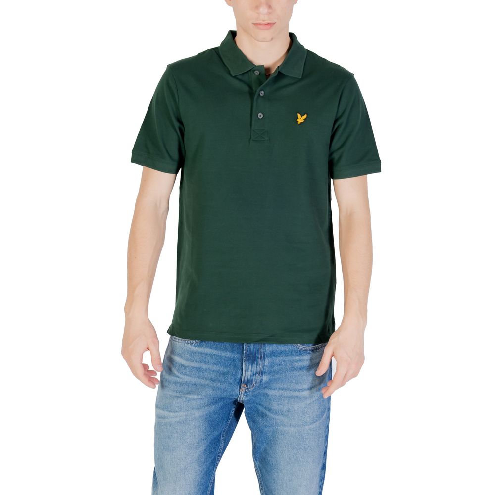 Lyle & Scott Green Cotton Polo Shirt
