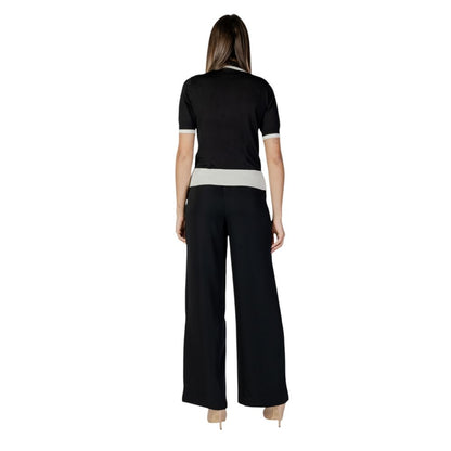 Liu Jo Black And White Viscose Tops & T-Shirt