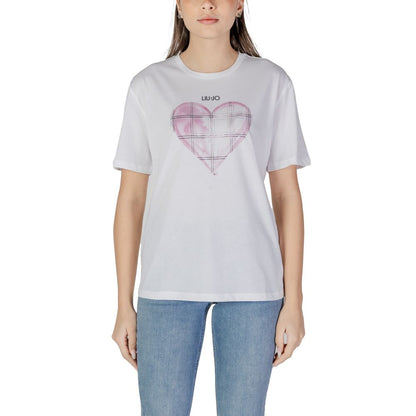 Liu Jo White Cotton Tops & T-Shirt