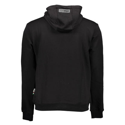 Plein Sport Black Cotton Men's Hooded Sweater