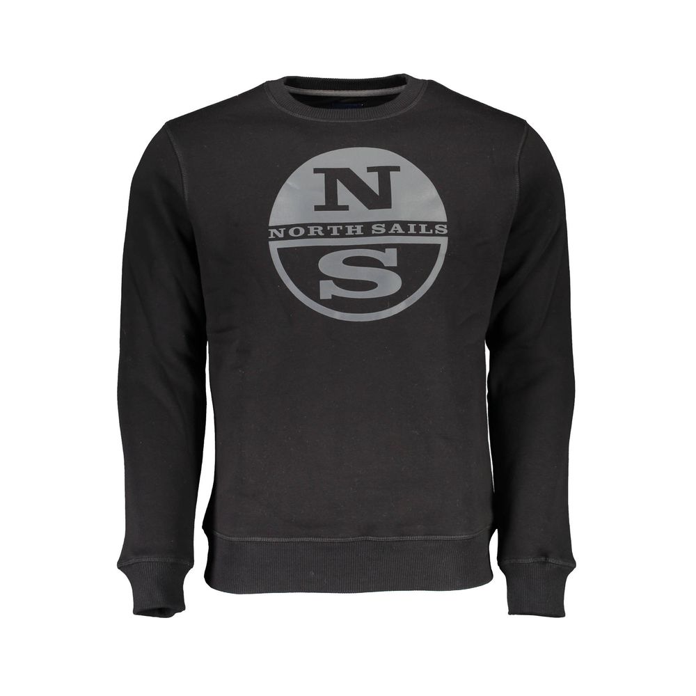 North Sails Black Cotton Men's Sweater