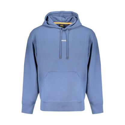 Hugo Boss Blue Cotton Sweater