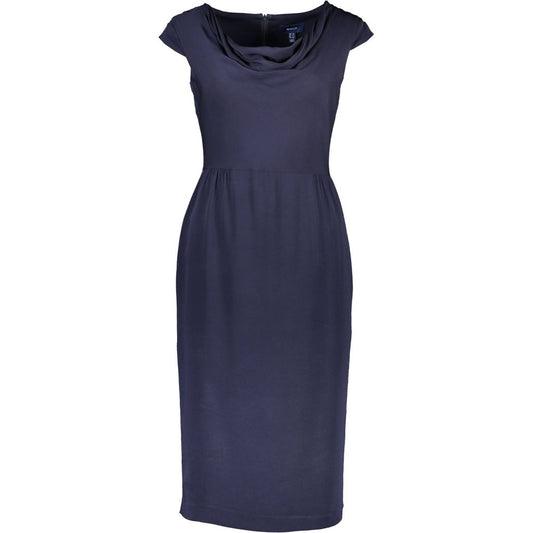 Gant Blue Viscose Women Dress