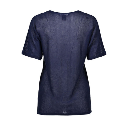 Gant Blue Linen Women Shirt