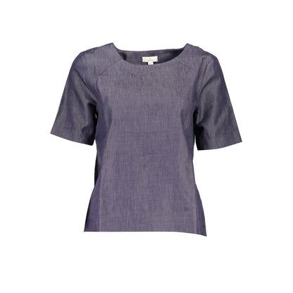Gant Blue Cotton Tops & T-Shirt
