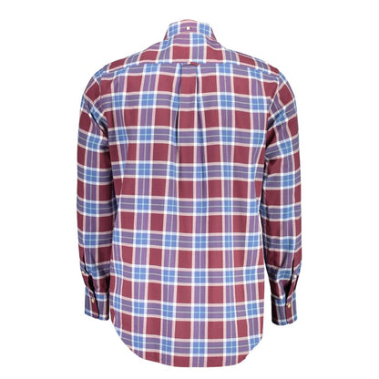 Gant Purple Cotton Men Shirt
