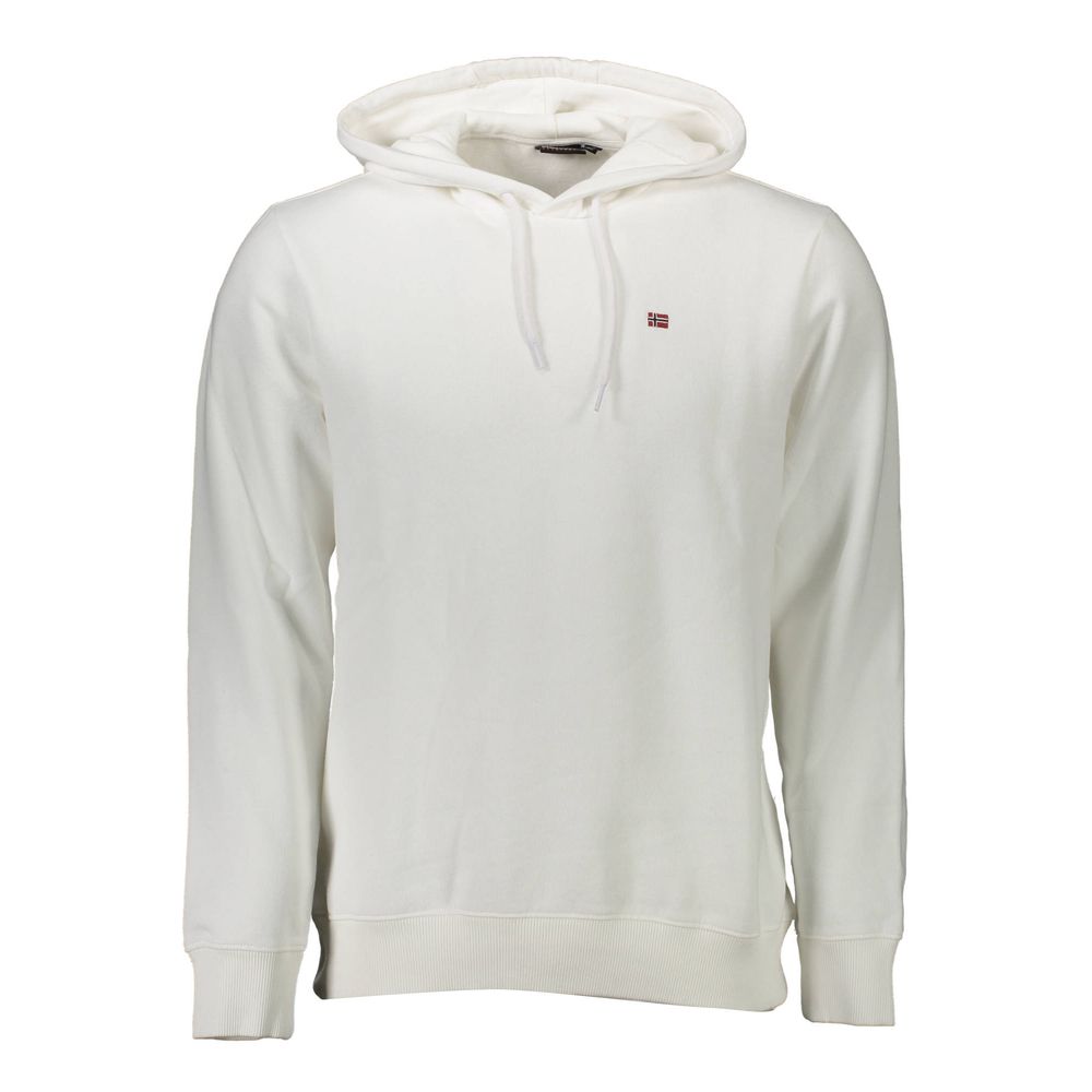 Napapijri White Cotton Men Sweater
