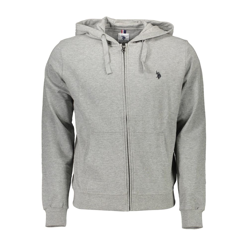 U.S. POLO ASSN. Gray Cotton Men Sweater