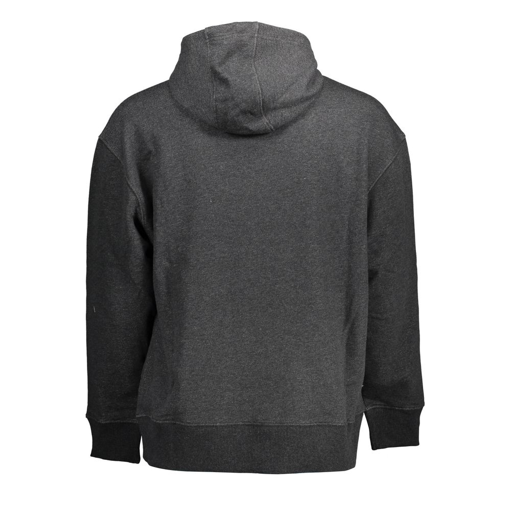 Tommy Hilfiger Black Cotton Mens Hoodie