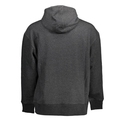 Tommy Hilfiger Black Cotton Mens Hoodie