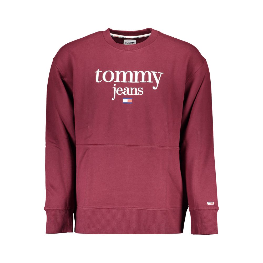 Tommy Hilfiger Purple Cotton Men Sweater