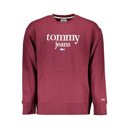 Tommy Hilfiger Purple Cotton Men Sweater