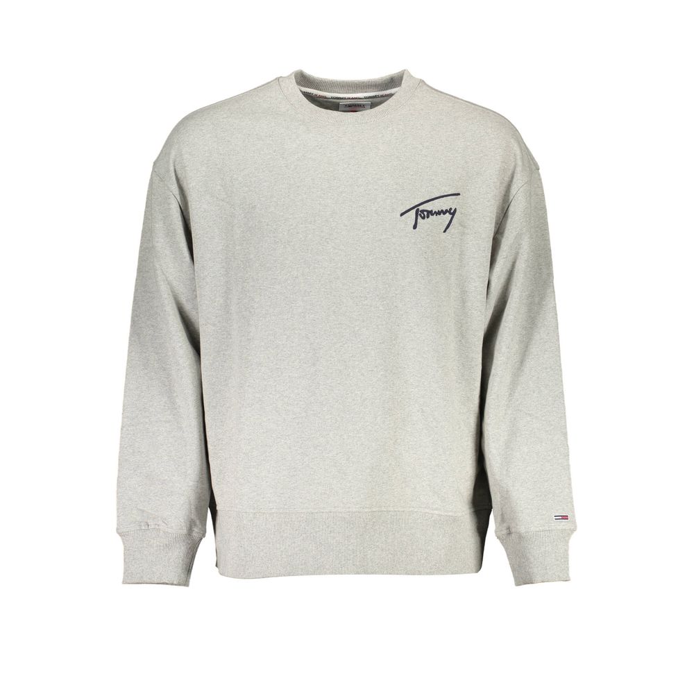 Tommy Hilfiger Gray Cotton Men Sweater