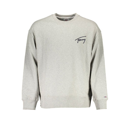 Tommy Hilfiger Gray Cotton Men Sweater