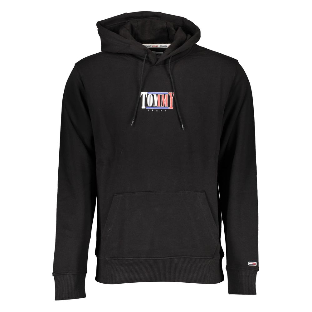 Tommy Hilfiger Black Cotton Men Sweater