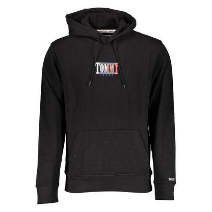 Tommy Hilfiger Black Cotton Men Sweater