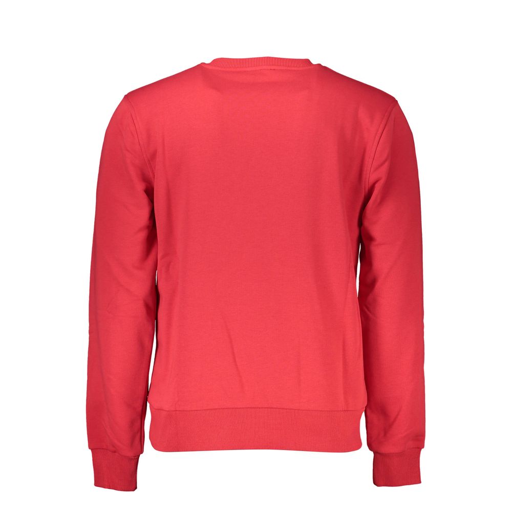 Cavalli Class Red Cotton Men Sweater