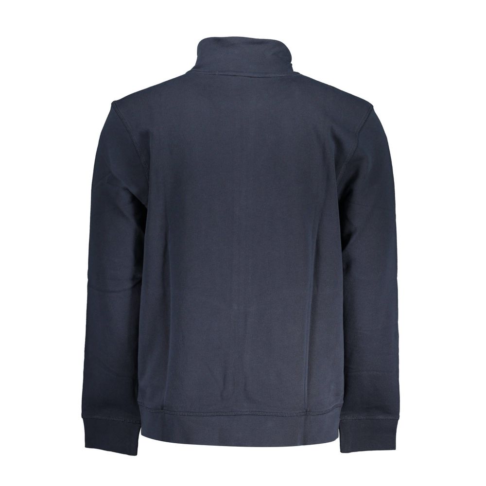 Hugo Boss Blue Cotton Sweater