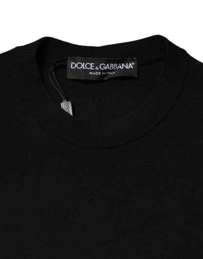 Dolce & Gabbana Black Long Sleeves Bodycon Sheath Dress