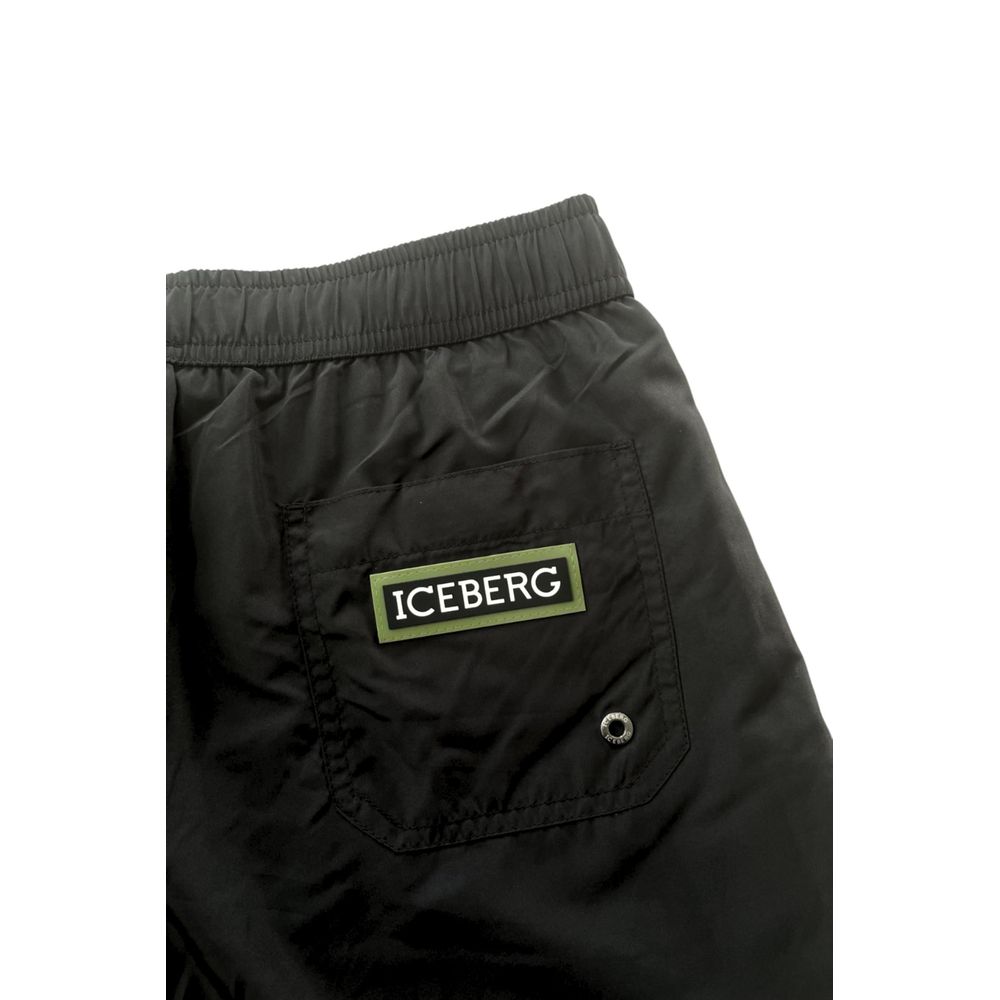 Iceberg Black Polyester Swimwear